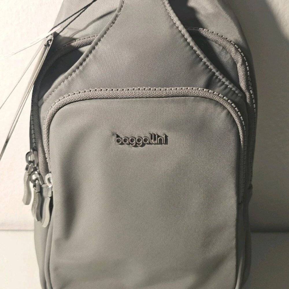 NWT~Baggallini CENTRAL PARK SLING Gray ~ Brand New with Tags NEW